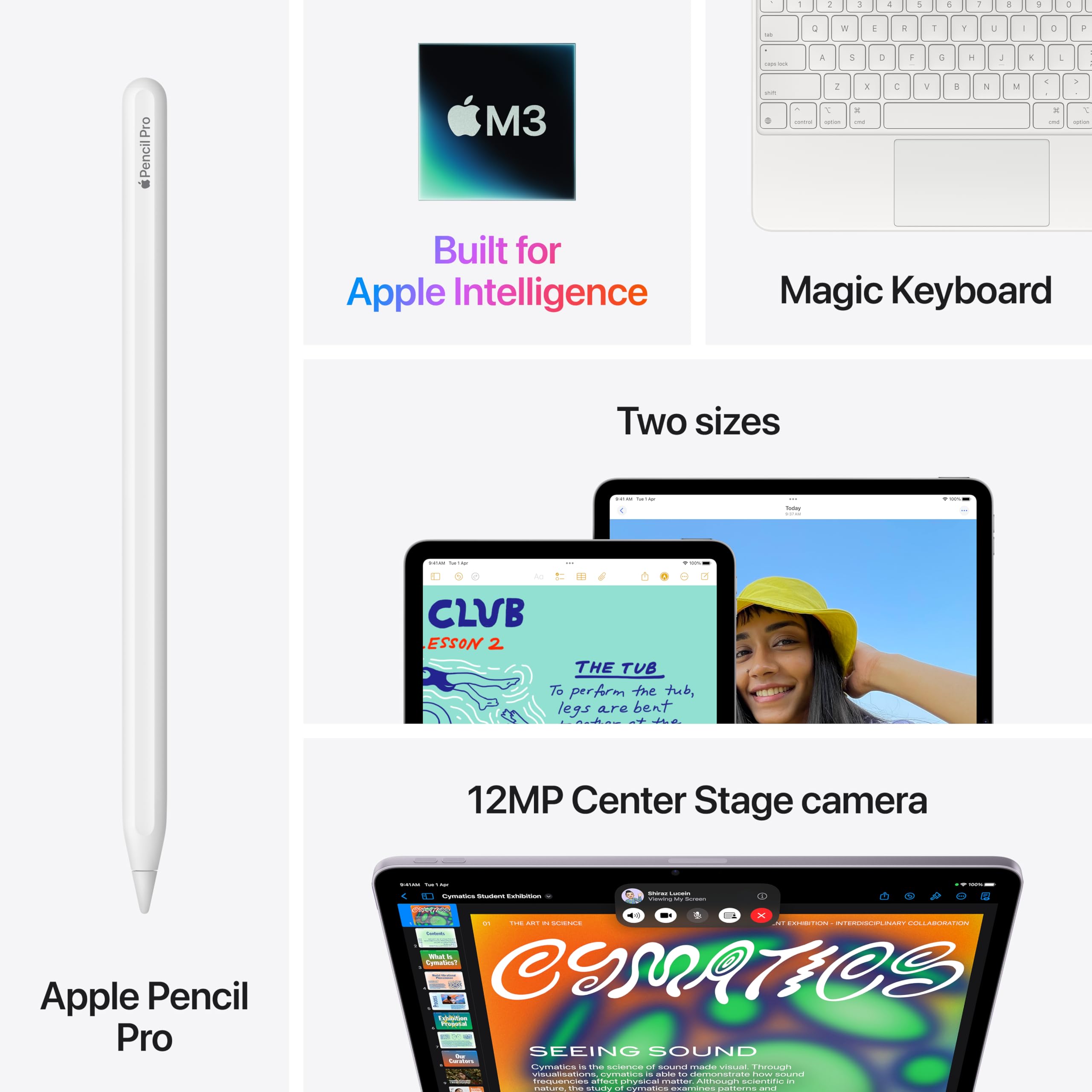 Apple iPad Air 11″ with M3 chip: Built for Apple Intelligence